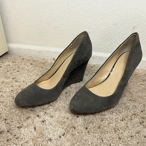 Banana Republic Grey Wedges